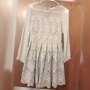 Grey dress long sleeve